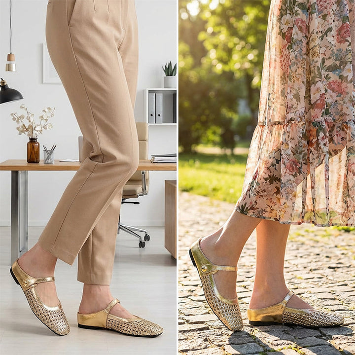 Bella | Mules Mary-Jane Sin Talón