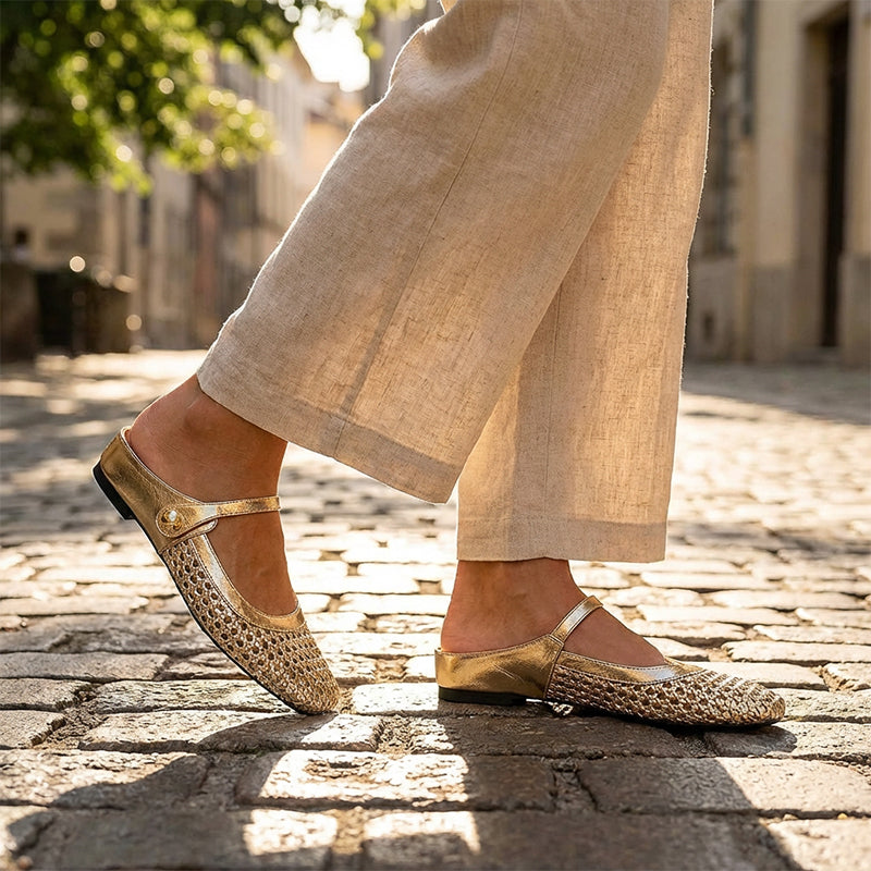 Bella | Mules Mary-Jane Sin Talón