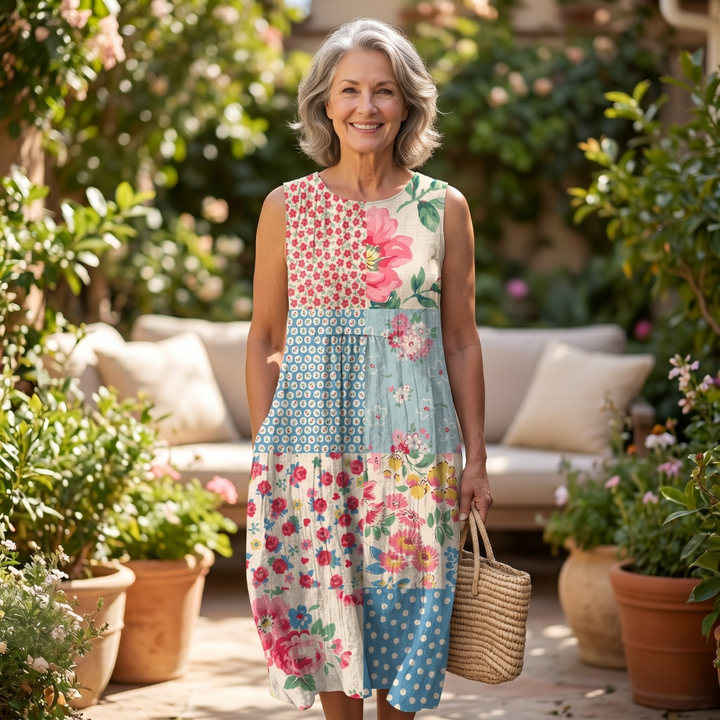 Lilian | Vestido estampado de jardín