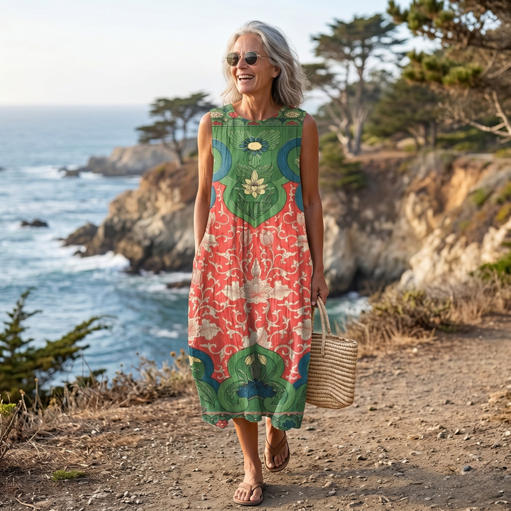 Adeline | Vestido estampado bohemio