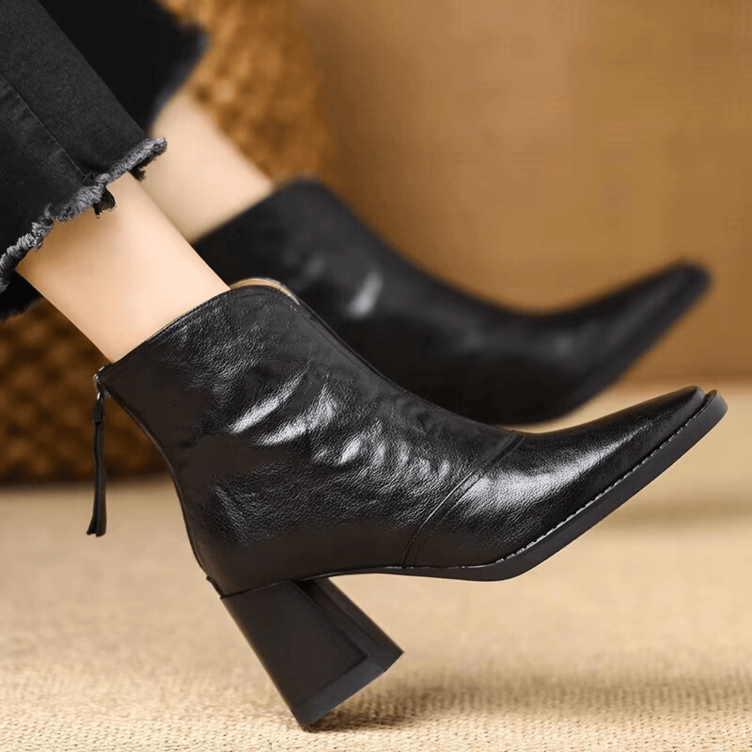 Sorolla™ - Botines de lujo con tacón medio