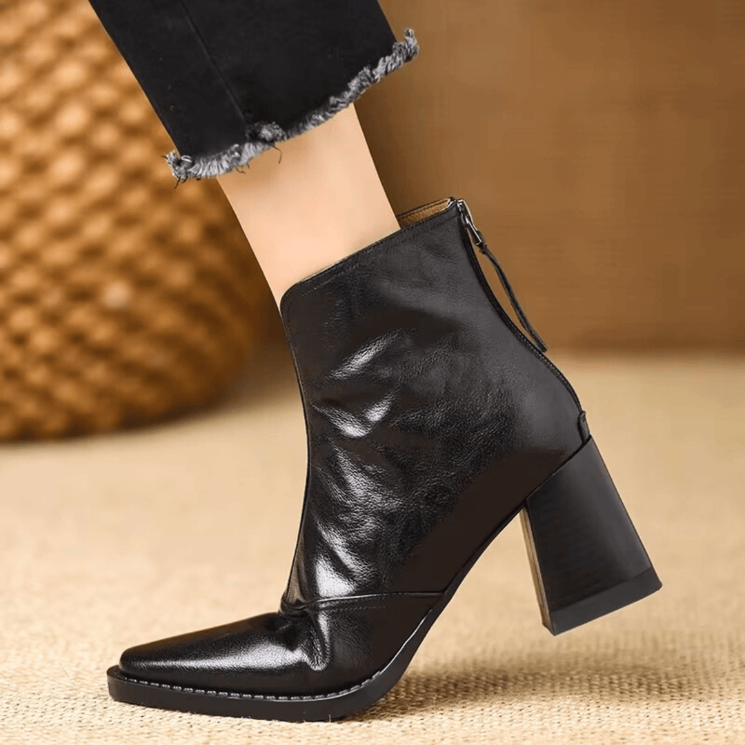Elvira™ | Botines elegantes de tacón medio
