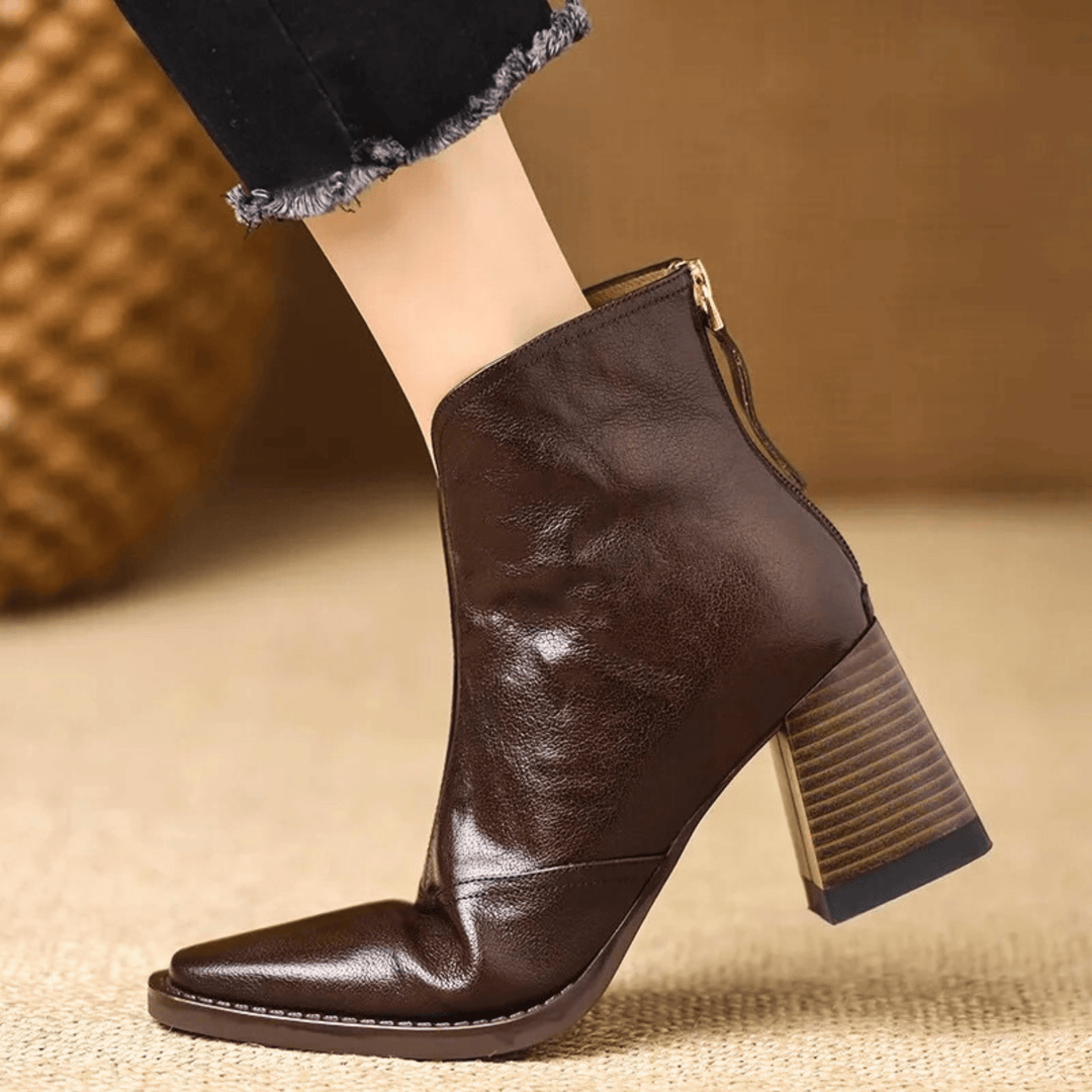 Elvira™ | Botines elegantes de tacón medio