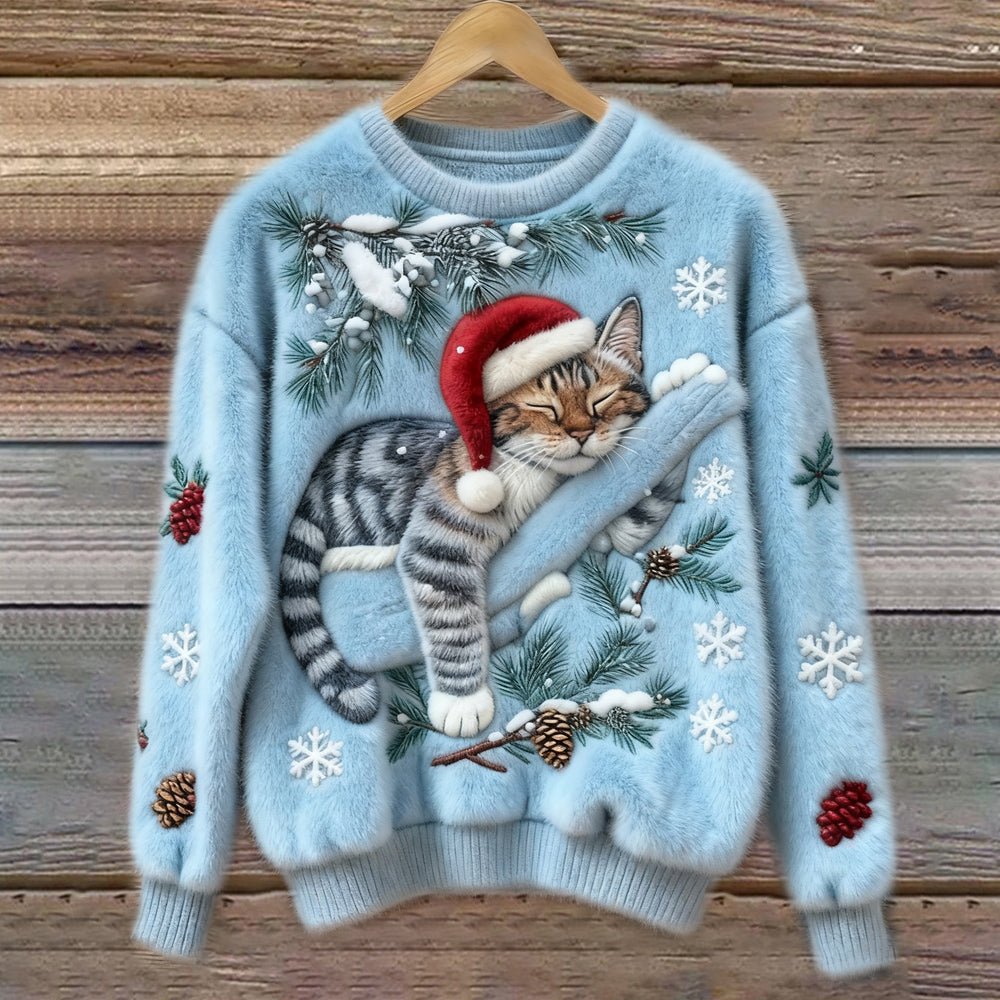 GATITO DORMILÓN™ | SUÉTER DE INVIERNO