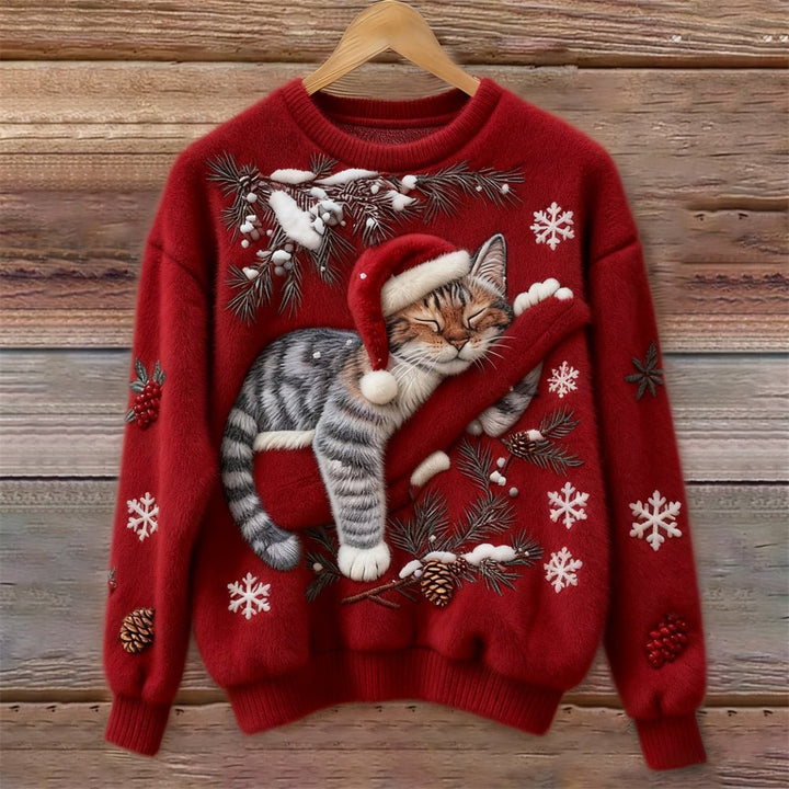 GATITO DORMILÓN™ | SUÉTER DE INVIERNO